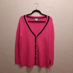 Crown & Ivy Hot Pink Cardigan